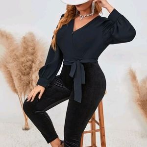 SHEIN belted jumpsuit